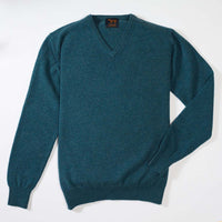 Lana d'agnello collo a V - Hunter