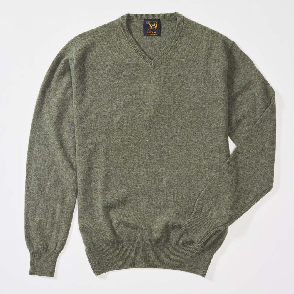 Lambswool V-neck - Landscape