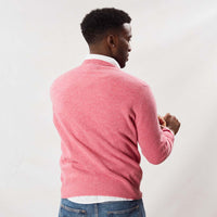 Lambswool V-neck - Nougat