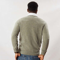 Lambswool V-neck - Orchard