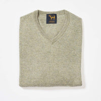 Lambswool V-neck - Orchard