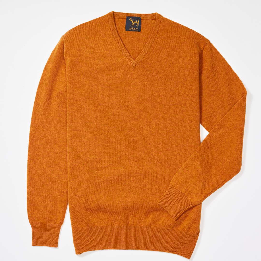 【新品】OSBORNE CREW KNIT Orange Mサイズ 新品】OSBORNE CREW KNIT Orange Mサイズ