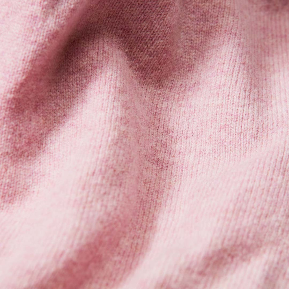 Lambswool V-neck - Pink Haze
