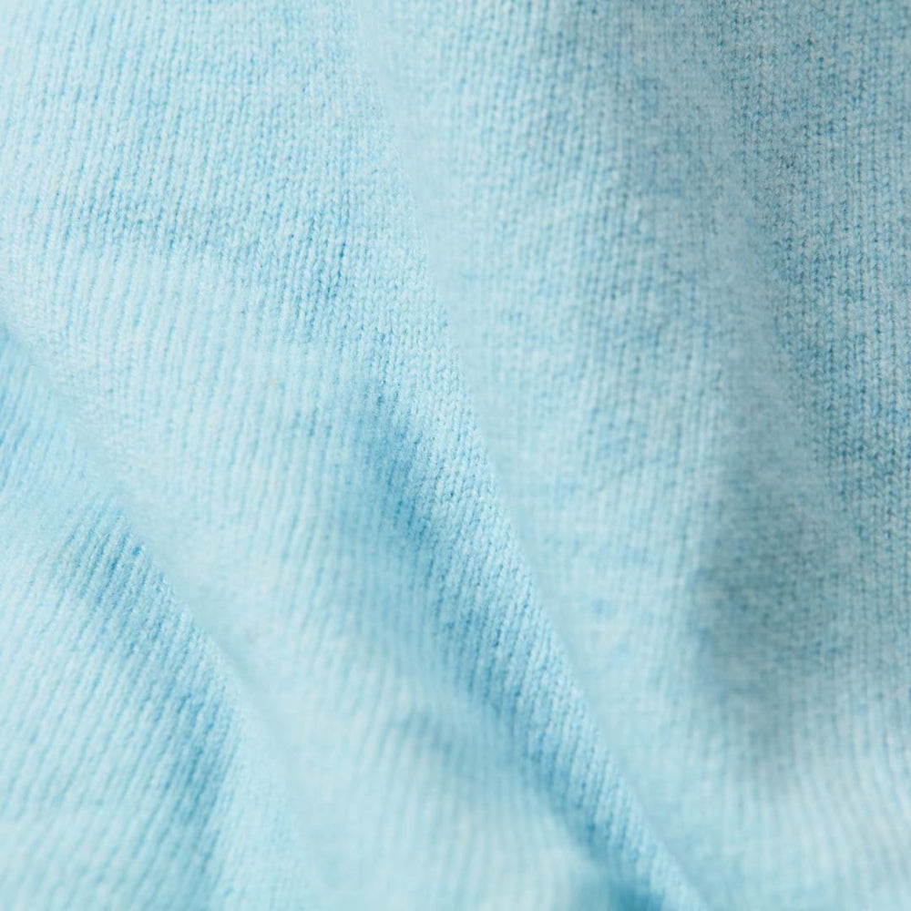 Lambswool V-neck - Raindrop