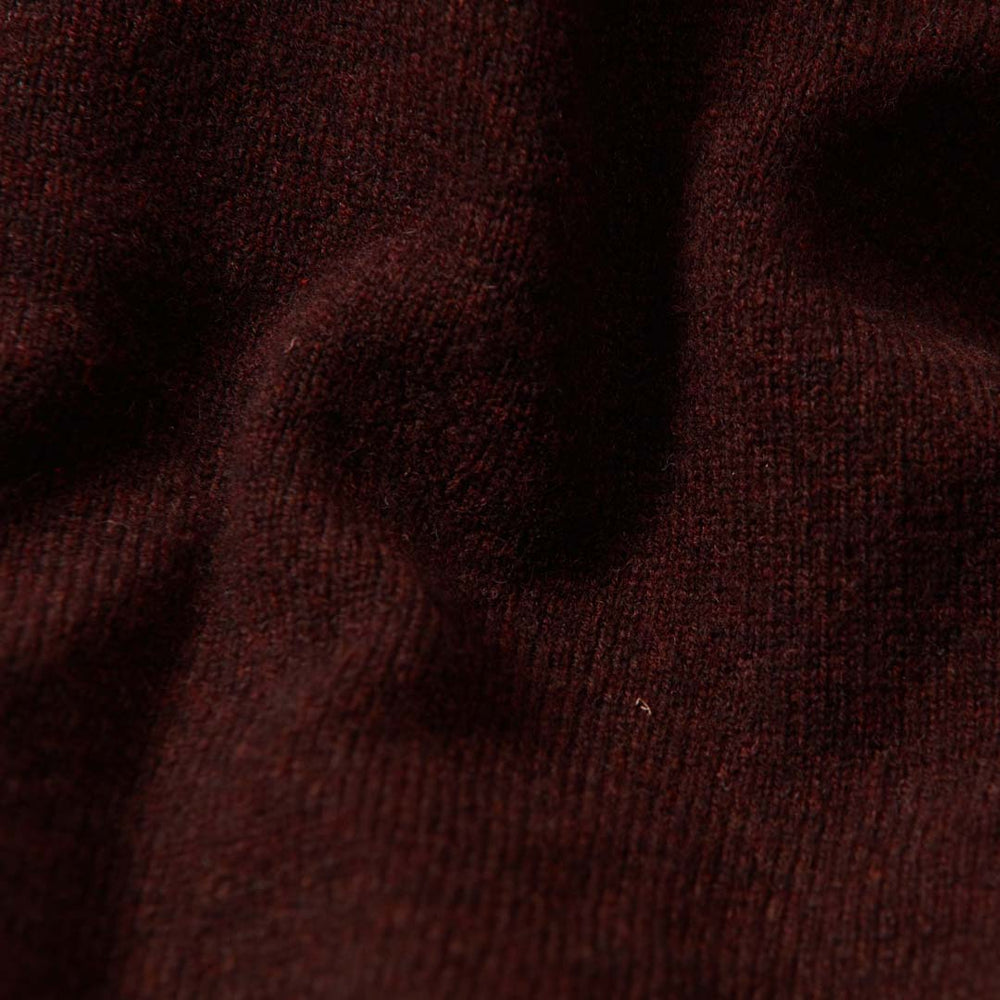 Lambswool V-neck - Raisin