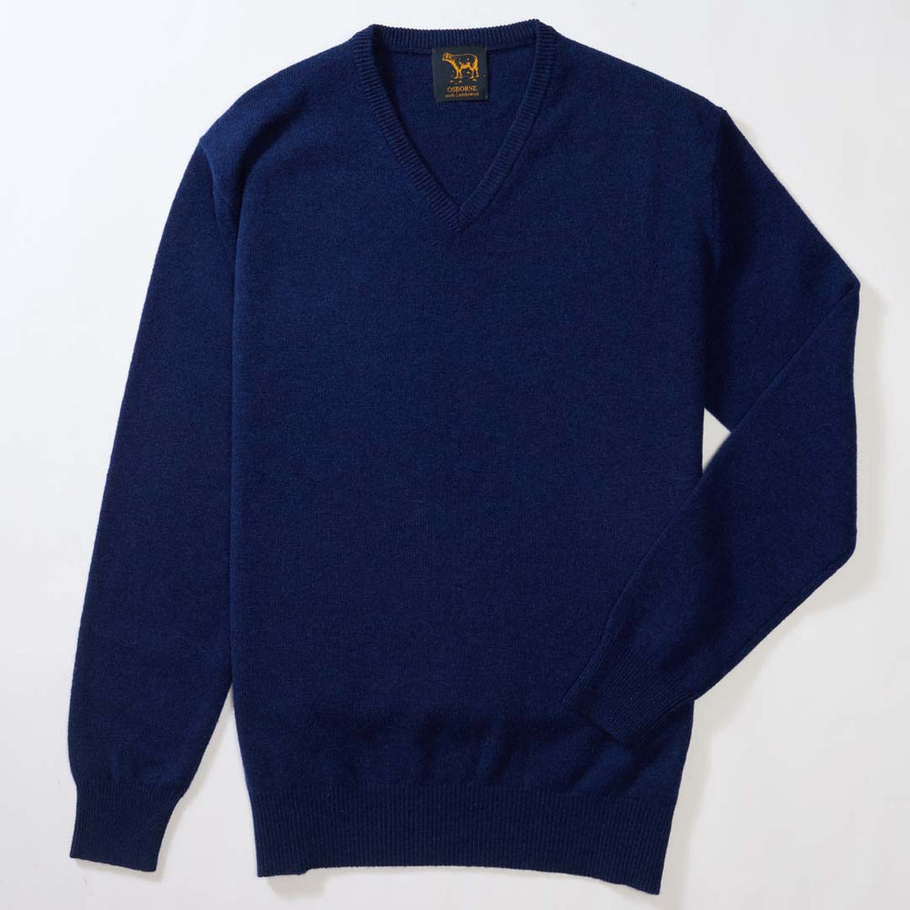 Lambswool V-neck - Regatta 147