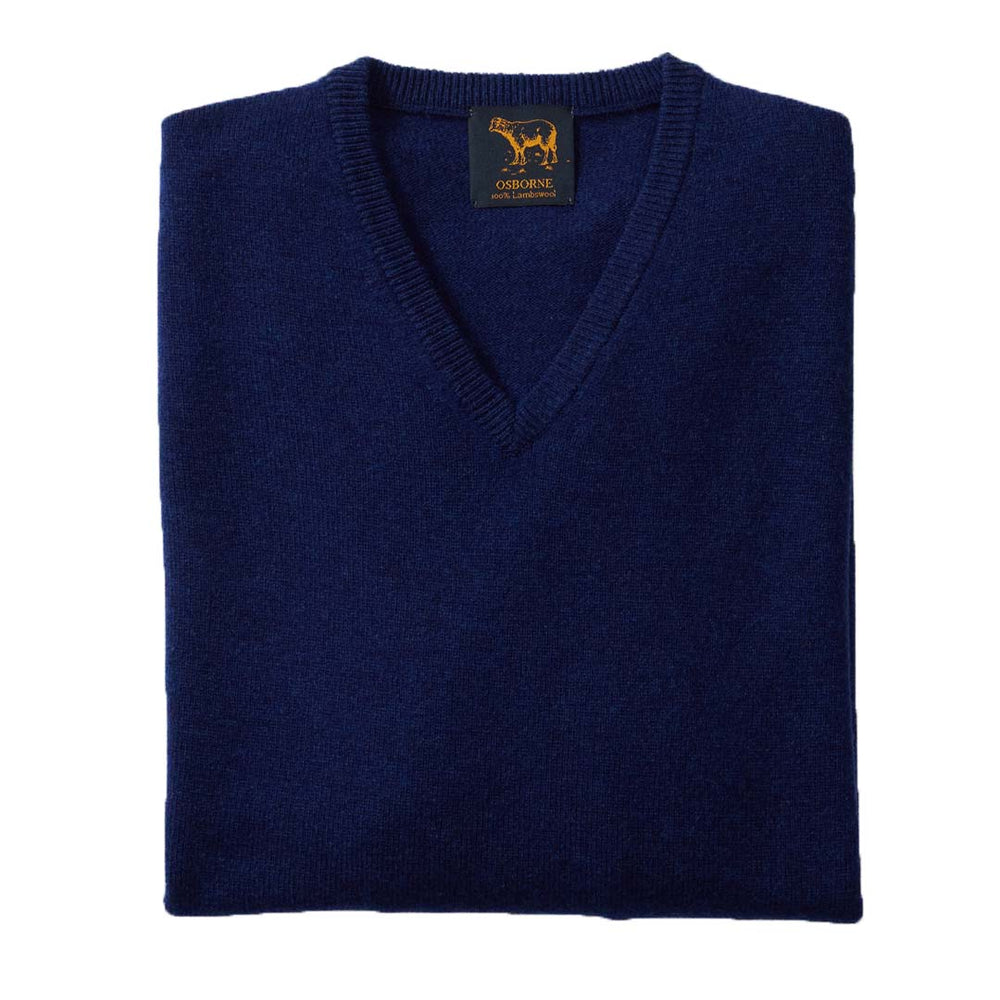 Lambswool V-neck - Regatta 147