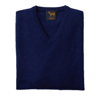 Lambswool V-neck - Regatta 147