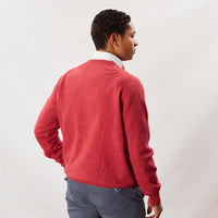 Lambswool V-neck - Rouge