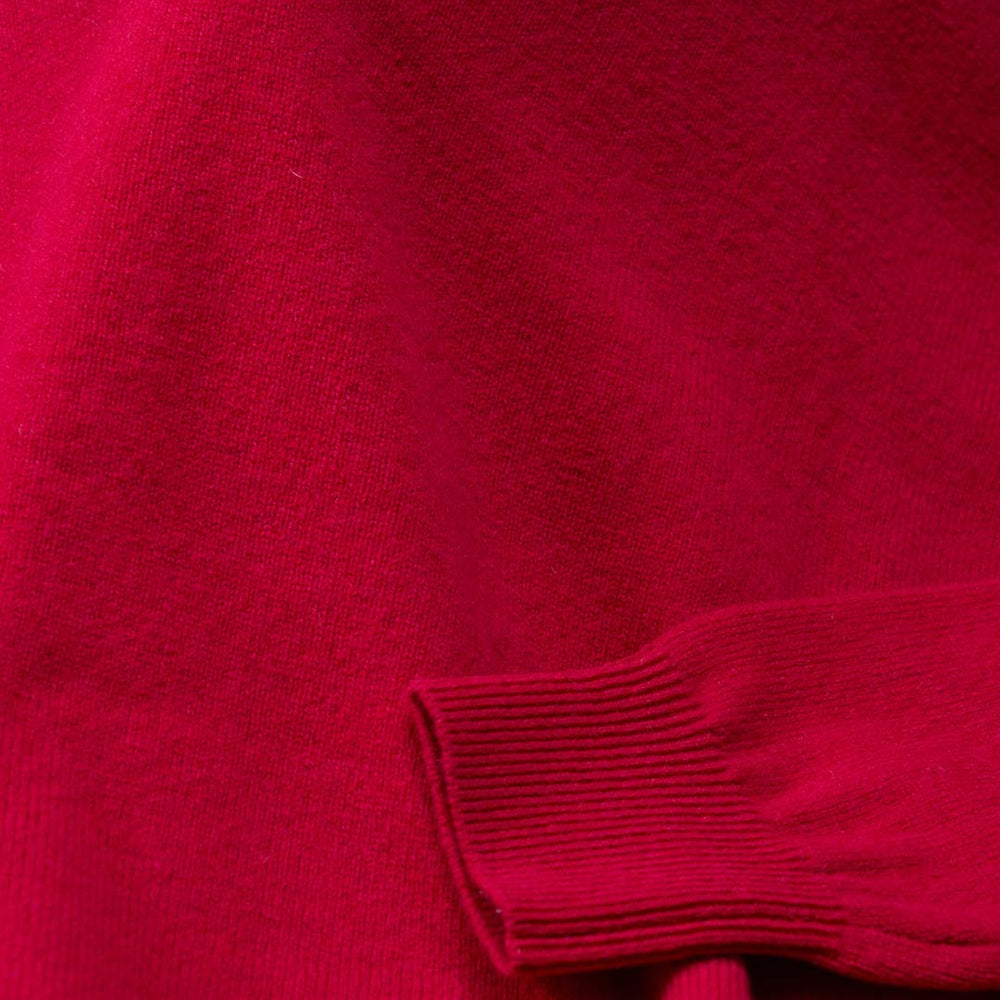 Lammwolle V-Ausschnitt - Ruby