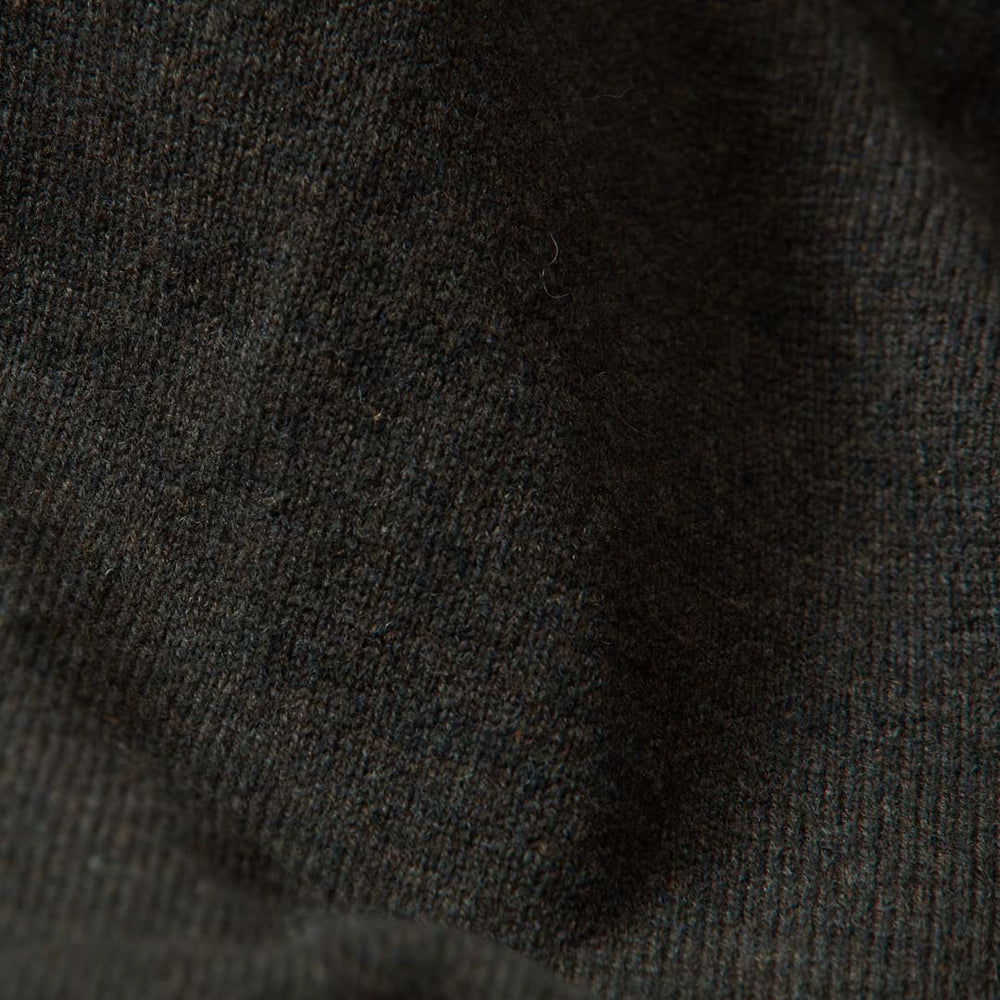 Lambswool V-neck - Seaweed