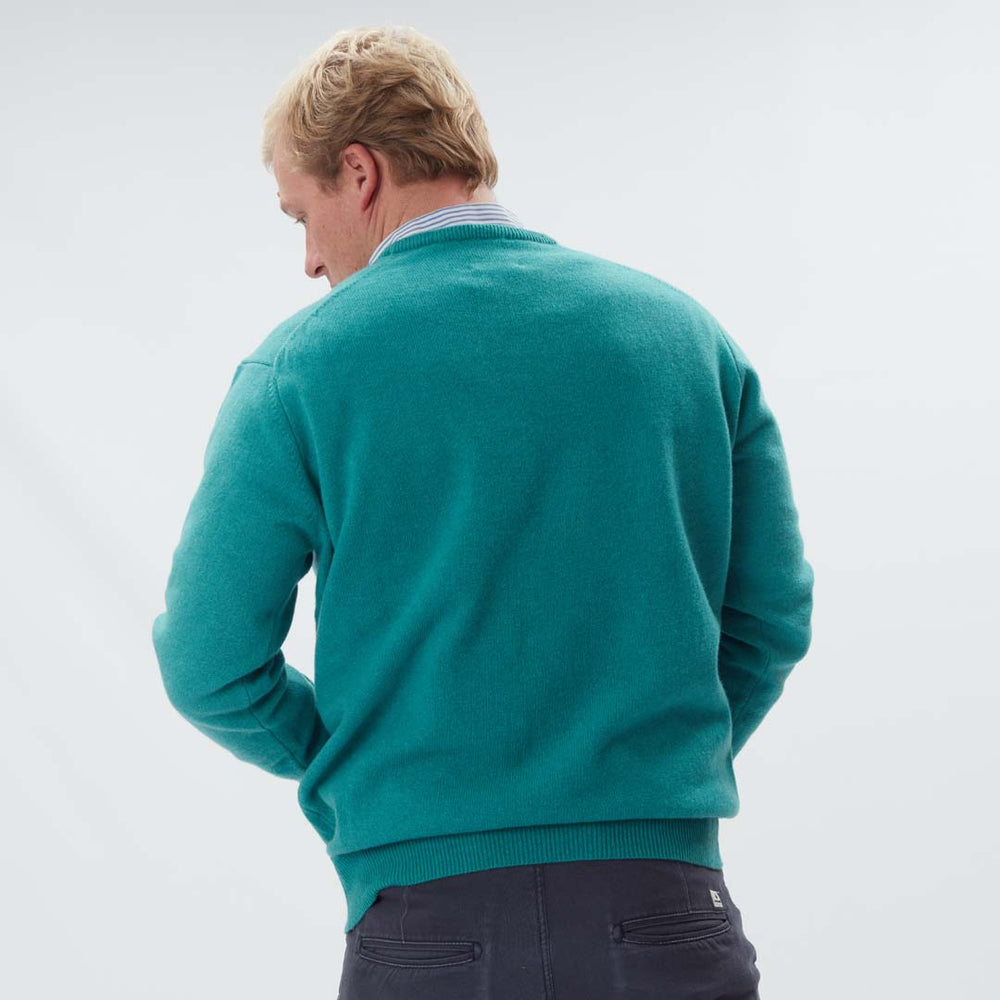 Lana d'agnello collo a V - Shamrock