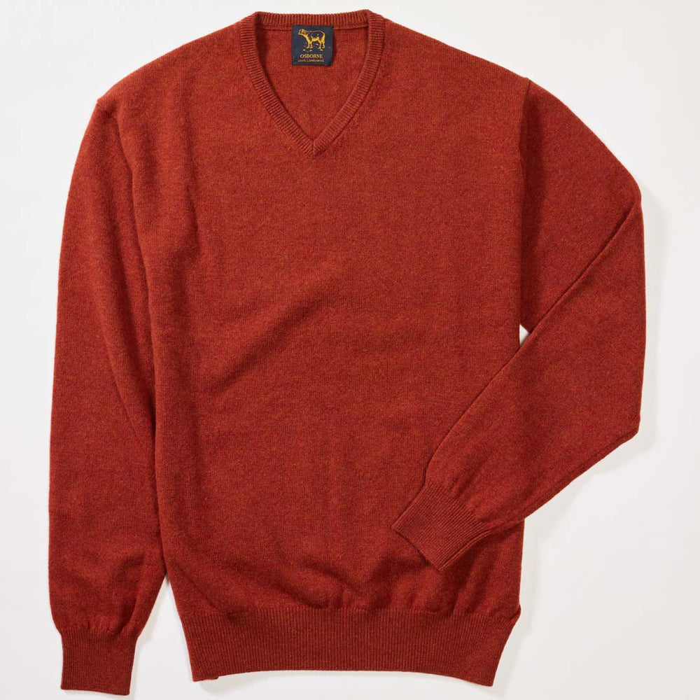 Lana d'agnello collo a V - Tiger