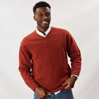 Lana d'agnello collo a V - Tiger