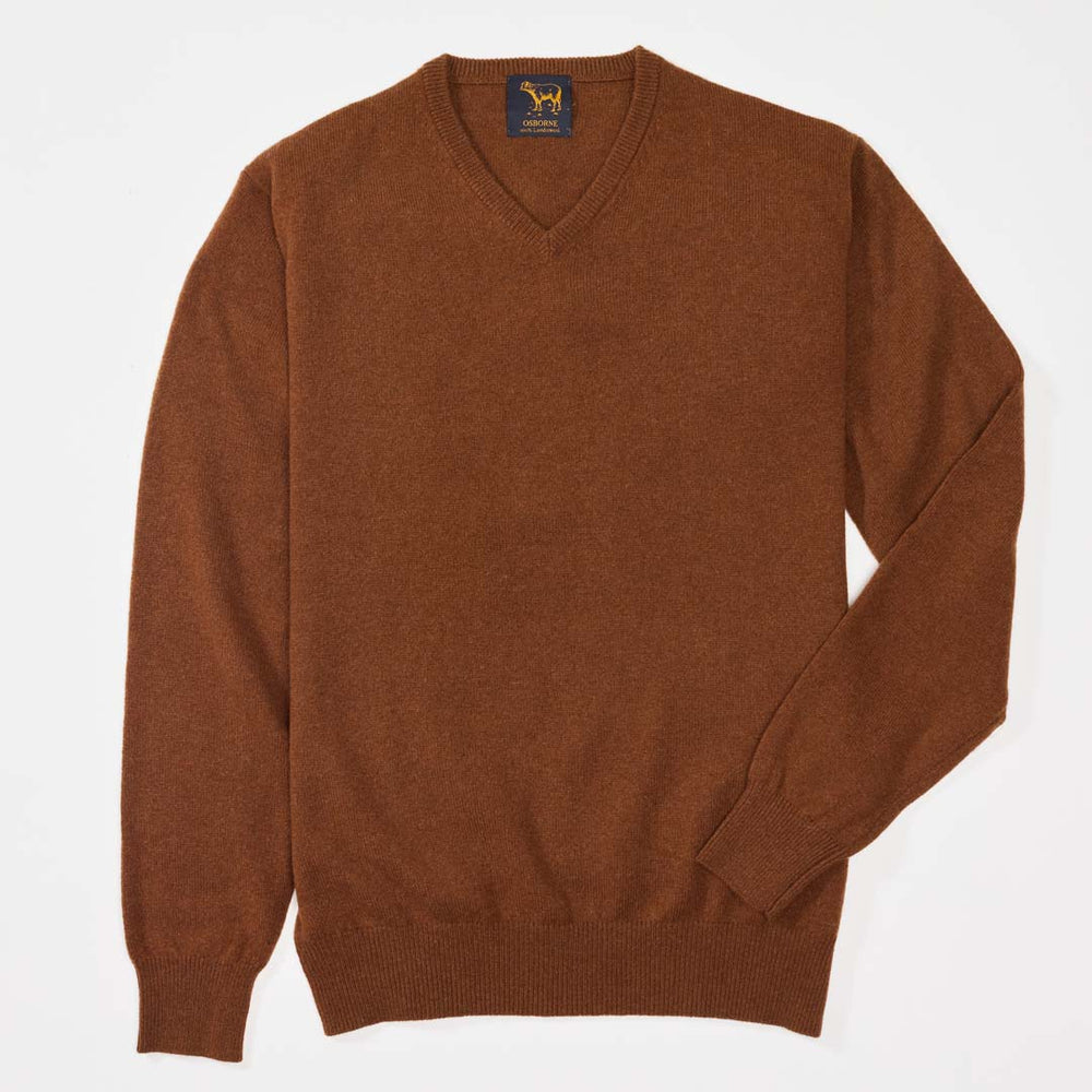 Lambswool V-neck - Spaniel