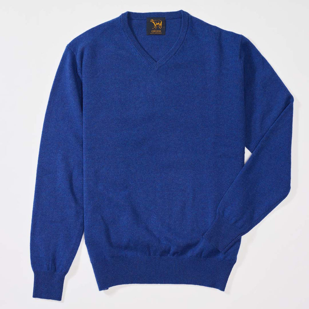 Lambswool V-neck - Speedwell