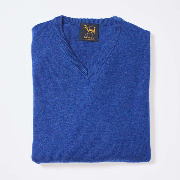 Lambswool V-neck - Speedwell