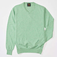 Lambswool V-neck - Springtime