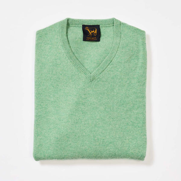 Lambswool V-neck - Springtime