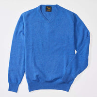 Lammwolle V-Ausschnitt - Tahiti