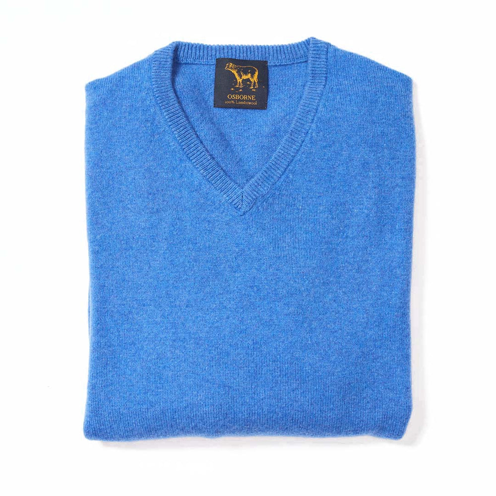 Lammwolle V-Ausschnitt - Tahiti