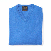 Lammwolle V-Ausschnitt - Tahiti