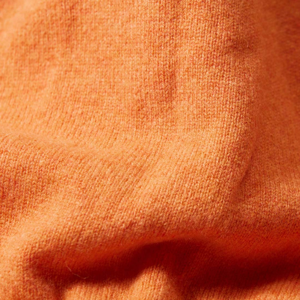 Lambswool V-neck - Turmeric