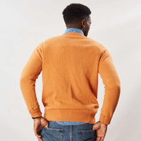 Lambswool V-neck - Turmeric
