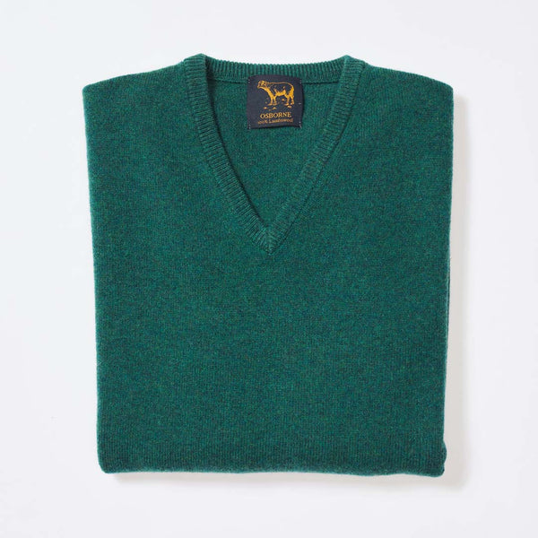 Lambswool V-neck - Cossack