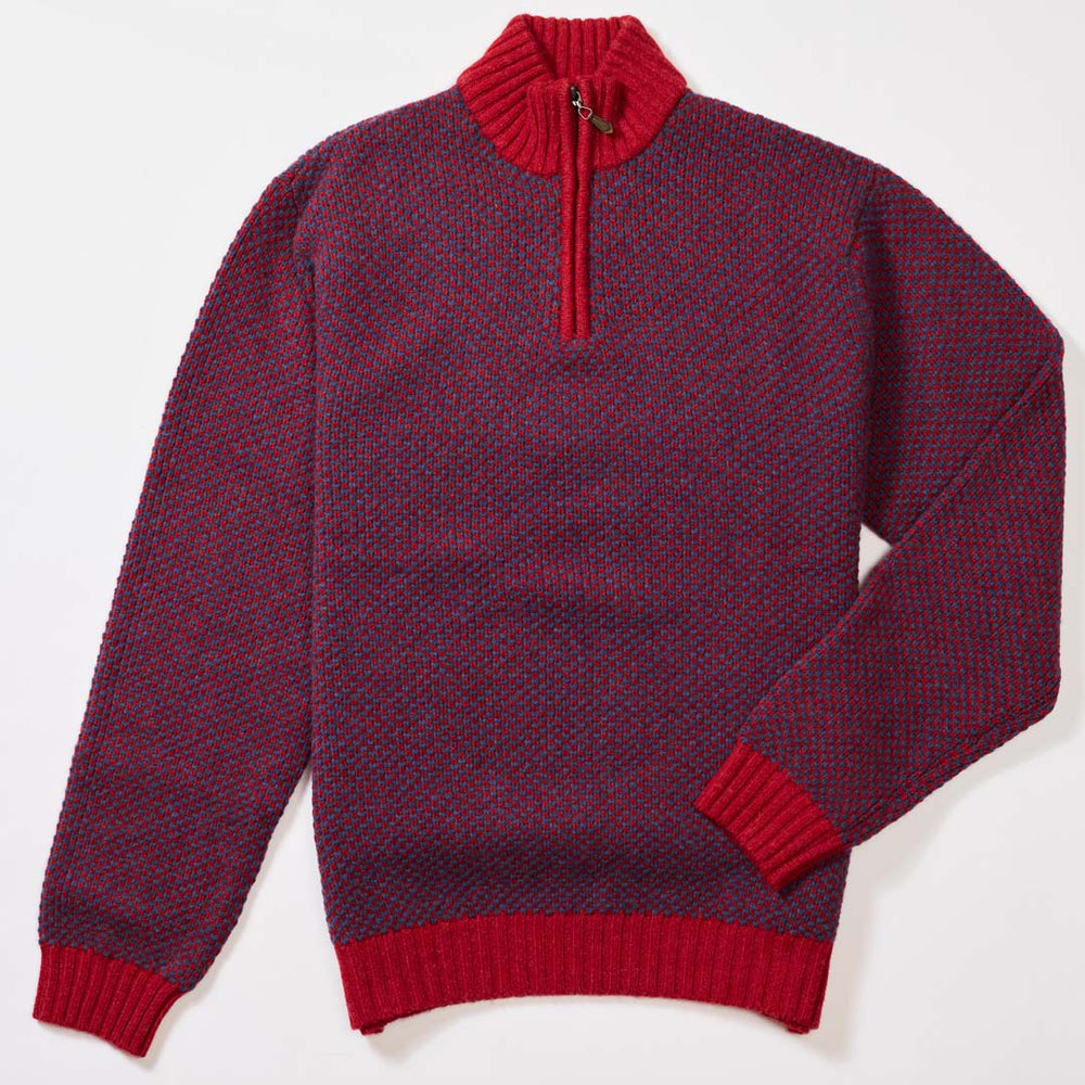 Lana d'agnello zip a un quarto - Rhapsody/ Poppy Melange