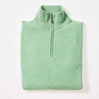 Lambswool quarter zip - Springtime