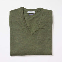 Merino collo a V donne - Moss