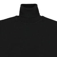 Merino roll neck - Black