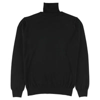 Merino roll neck - Black