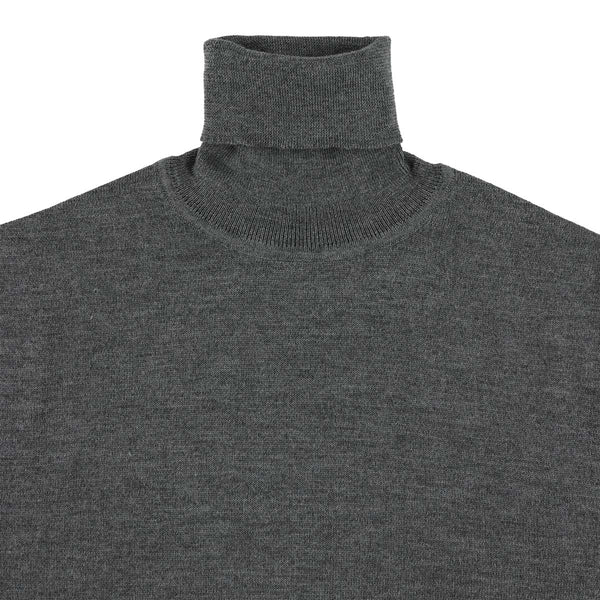 Merino roll neck - Dark Grey