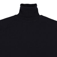 Merino roll neck - Navy