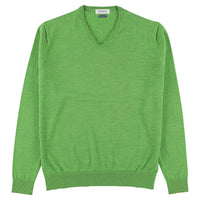 Merino V-Ausschnitt - Fairway