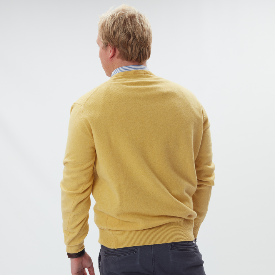 Lammwolle V-Ausschnitt - Laguna