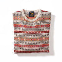 Lambswool Fair Isle crew neck - Col 6