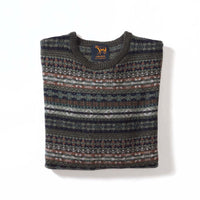 Lambswool Fair Isle crew neck - Col 8