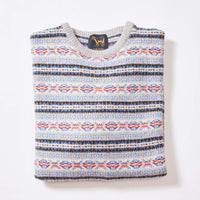 Lambswool Fair Isle crew neck - Col1